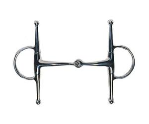 Articulated stainless steel snaffle bit for horses Weatherbeeta Korsteel