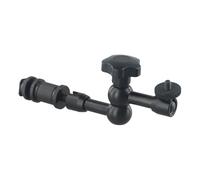 Articulating Arm, 11 Inch Flexible Camera Mount with Super Clamp, Aluminum Alloy Holder for DSLR, LED Light, Monitor
