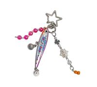 Articulating Artificial Fish Pendant Natural Tail Motion Effect Creative Key Ring Charm Pendant Realistic Fish Keychain for Outdoor Activities, フリーサイズ