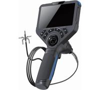 Articulating Borescope 6.2mm Video Endoscope Inspection Camera with 5 in IPS Screen, 1080P HD Pixel Industrial Endoscope 720° Movable Fiber Optic Videoscope for Automotive Aircraft Mechanics