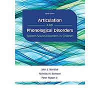 Articulation and Phonological Disorders: Speech Sound Disorders in Children
