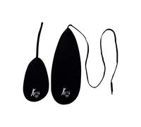 ARTIE LONDON Pull-Through Cleaning Cloth 2Piece Set, Black Microfibre for Bb A & Eb Clarinets, Mouthpieces with Pouch