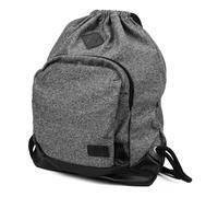 Artifact Drawstring Laptop Bag, Felted Wool & Vegan Leather, Fits Laptops Up to 15”, Ultra Durable Design