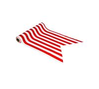 Artifetes Pirate Fabric Table Runner 28 cm x 5 m Red/White