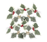 Artificial 10pcs Accessories Leaf Garland Christmas Berry