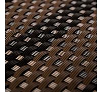 Artificial 1m Wide Light & Dark Brown Privacy Screening by Rattan Art