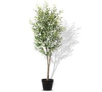 Artificial 210cm Olive Tree Fake Plant 64Pcs Olives Pot Indoor Décor - 7Ft