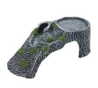 Artificial Aquarium Decorative Resin Turtle Fish Tank Terrarium Landscape Terrapin Shelter Cave Shrimp Hideaway
