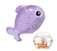 Artificial Aquarium Fishes Resin Fake Fish Artificial Fish For Aquarium Glowing Effect Fish Tank Ornaments Fish Sculpture Aquarium Decorations Artificial Moving Fish Ornament Tank Terrarium Decoration