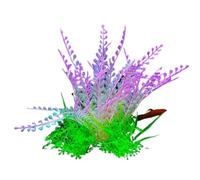 Artificial Aquarium Plants 14cm 5.5 Inches Multicolor(Color 04)