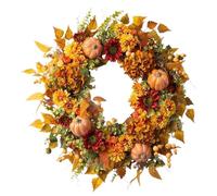 Artificial Autumn Wreath, Fall Hydrangea Pumpkin Wreath, Pumpkin Flower Wreathes, For Thanksgiving Indoor Living Room