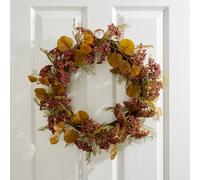 Artificial Autumnal Foliage Wreath