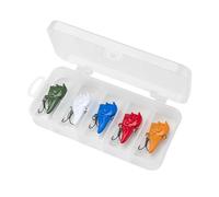 Artificial Bait, Complete Set of 5 Baits for Perch Trout - Dynamic Adjustable Swimming Lures for Beginners Outdoor Enthusiasts