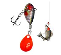 Artificial Bait Crank for Perch Trout - Spinner Baits for with Hook | Accessories for Water Bank River Summer Activities