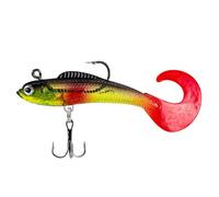 Artificial Bait Swimtail Fishing Lures Jig Wobbler Fishing Lures Swim Baits Curl Tail Fish and Hooks Artificial