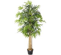 Artificial Bamboo Plant In Pot, Large 3ft 4ft 5ft Tall Indoor Decoration, Realistic Lush Green Leaves, Home Office Restaurant, Christow