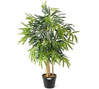 Artificial Bamboo Plant In Pot, Large 3ft 4ft 5ft Tall Indoor Decoration, Realistic Lush Green Leaves, Home Office Restaurant, Christow
