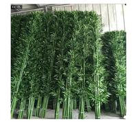 Artificial Bamboo Plants for Outdoor and Indoor Decor, Realistic Plastic Bamboo Trees with Leaves for Home and Office Decoration