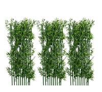Artificial Bamboo Plants for Outdoor and Indoor Decor, Realistic Silk Faux Trees for Garden Privacy and Courtyard Entrance