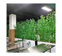 Artificial Bamboo Plants for Patio Privacy Fence 3-6.5 ft Tall Faux Trees with Green Leaves Indoor/Outdoor DIY Decor for Garden & Backyard Fencing (40 poles 1m)
