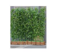 Artificial Bamboo Plants for Privacy, Fake Bamboo Tree Fence for Landscaping, Garden Decor, Room Divider, Outdoor Balcony, Patio, Backyard Entrance