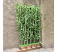 Artificial Bamboo Privacy Fence Panel - 1.2m Base 1.5m Height - No Maintenance Faux Bamboo for Garden Patio Deck & Balcony - Realistic Greenery Decorative Wall