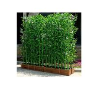 Artificial Bamboo Privacy Screen - Durable Faux Fence for Deck, Patio, Garden, and Office Decoration