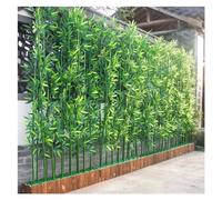 Artificial Bamboo Privacy Screen - Realistic Outdoor Partition for Patio, Office, and Hotel Lobbies
