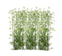 Artificial Bamboo Tree for Outdoor & Indoor, DIY Decor, Landscape Design, 30 Bamboo Stalks, 1.2m/3.9ft Tall Garden Partition Planter Wall Fence