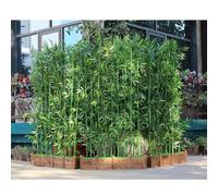 Artificial Bamboo Tree Plants for Porch Pergola Patio Landscaping, Privacy Fence Room Divider Decor Indoor Outdoor