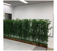 Artificial Bamboo Tree Room Divider for Indoor Outdoor Spaces, Privacy Barrier Partition for Café Salon Restaurant Office Living Room
