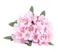 Artificial Begonia Flower Bouquet with Bendable Stems and Soft Silk Petals for Custom Arrangements in For Home and Professional Spaces (Rose Pink)