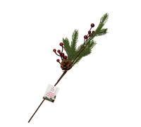 Artificial Berry / Pine Cone Branch 55cm Assorted Styles