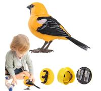 Artificial Bird Figure - Sound Controlled Bird Toy, Realistic Animal Decoration Purpose | Touch Sensor Reaction Twitter, Realistic Entertainment