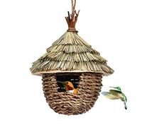 Artificial Bird Nest, Hummingbird Houses Woven by Hand | Nidification by Hand - Committed Grass Birds - Bird Nests for Home, Patio, Tree, Courtyard, Tree, Garden, Garden