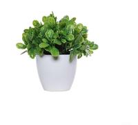 Artificial Bonsai Featuring Pothos-Like Texture And Money Leaf Pattern For Living Room Indoor Tabletop Use(H)