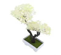 Artificial Bonsai Pine Tree Potted Plant for Home Office Desktop Decor | Realistic Silk Pine, 27x20x4.5cm, No Watering Needed, for ideal For Home Office Decor, Faux Plant