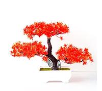 Artificial Bonsai Tree, Fake Plant in Pot Artificial Bonsai Plant Home Decoration for Office Yard Desktop