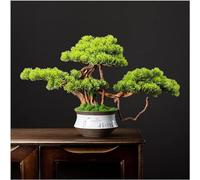 Artificial Bonsai Tree Large With Ceramic Pot - Fake Bonsai Plant For Home Office Desk Table Decoration - Artificial Indoor Bonsai Potted Plant