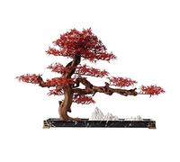 Artificial Bonsai Tree New Chinese Artificial Bonsai Tree Zen Faux Potted Plants Red Maple Pine Tea Room Entrance Corridor Indoors Outdoors Ornaments