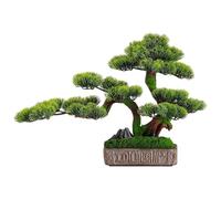 Artificial Bonsai Tree - Potted Plant Decoration for Home or Office, Perfect for Coffee Tables, Simulated Pine Tree for Chinese Decor