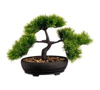 Artificial Bonsai Tree, Simulation Pine Tree Potted, Desk Display Potted Plant,Fake Bonsai Tree Pot Ornaments Japanese Bonsai Creative Simulation Bonsai Pot
