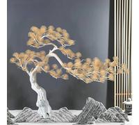 Artificial Bonsai Tree - Simulation Podocarpus for Indoor Outdoor Decor, White Fake Pine Tree for Landscape Venue Decoration, 1.8x1.5m Size