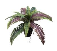 Artificial Boston Fern - Faux Boston Ferns, Fake Boston Fern Plant | Outdoor Non Fading Lifelike Fake Flowers, Uv Resistant Faux Branches Boston Fern Decoration For Entrance, Porch, Home, Garden