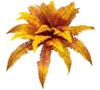 Artificial Boston Fern - UV Resistant Faux Plant | Realistic Non-Fading PP Ferns with Vivid Leaves, Decorative Fake Greenery for Outdoor, Garden, Home, Balcony, and Work Place Display