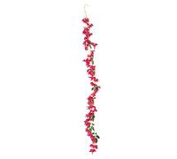 Artificial Bougainvillea Garland, Hot Pink, 6ft Long, Faux Floral Vine for Home and Wedding Décor
