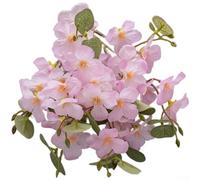 Artificial Bouquet, 33 cm Tall Cloth Flowers for Home Decor and Wedding Decor, Elegant Hand-Held Centerpiece, No Water or Sunlight Required, Versatile for Table or Wall Display(Pink)