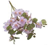 Artificial Bouquet, 33 cm Tall Cloth Flowers for Home Decor and Wedding Decor, Elegant Hand-Held Centerpiece, No Water or Sunlight Required, Versatile for Table or Wall Display(Purple)