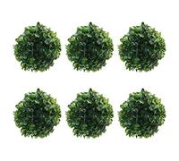 Artificial Boxwood Ball Hanging Topiary Ball Buxus Grass Plant 10 cm Pack of 6