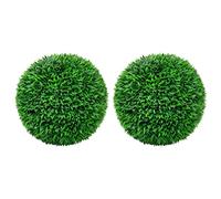 Artificial Boxwood Balls Made of Polyethylene 55 cm Diameter Pack of 2 Weatherproof for Garden Balcony Living Room Decoration Hanging and Standing Easy Care Natural Look
